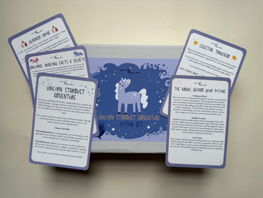 Unicorn Stardust Adventure Kit – Printed Educational Cards Edition